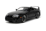 1/24 "Fast and Furious" 1995 Toyota Supra Diecast Model Black by JADA 33380