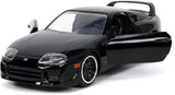 Jada Fast & Furious 1995 Toyota Supra 1/32 Diecast Model (5 inches) Black 33381