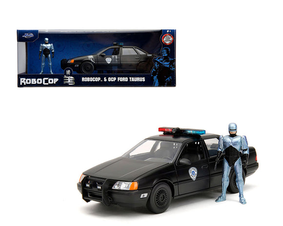 Jada 1:24 RoboCop & OCP Ford Taurus Detroit Police (Matte Black) – RoboCop 35th Anniversary JADA 33743