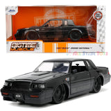 Jada Big Time Muscle 1/24 1987 Buick Grand National DieCast Car Model - Black 34199