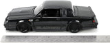 Jada Big Time Muscle 1/24 1987 Buick Grand National DieCast Car Model - Black 34199