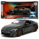 Jada 1:24 Fast & Furious Fast X 2023 Nissan Z Diecast Model Green 34791