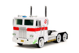 1/24 G1 Optimus Prime Ghostbusters Ecto-1 Crossover with Transformers Diecast Model by Jada 35572