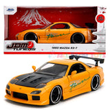 Jada Toys - JDM Tuners 1993 Mazda RX-7 (FD) HKS Power Yellow 1:24 Die-Cast Model 35957