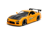 Jada Toys - JDM Tuners 1993 Mazda RX-7 (FD) HKS Power Yellow 1:24 Die-Cast Model 35957