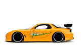 Jada Toys - JDM Tuners 1993 Mazda RX-7 (FD) HKS Power Yellow 1:24 Die-Cast Model 35957