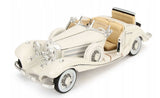 Maisto Premiere Edition 1936 Mercedes 500K Special Roadster (White) 1/18 Diecast Car Model 36055