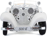 Maisto Premiere Edition 1936 Mercedes 500K Special Roadster (White) 1/18 Diecast Car Model 36055