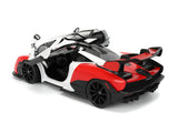 Jada Hyper-Spec 1/24 McLaren Senna Diecast Car Model White/Red/Black 36370