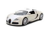 Jada 25 Years of Fast & Furious 2011 Bugatti Veyron - 1:24 Scale Diecast Model Toys 36476 White/Beige