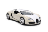 Jada 25 Years of Fast & Furious 2011 Bugatti Veyron - 1:24 Scale Diecast Model Toys 36476 White/Beige
