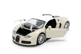 Jada 25 Years of Fast & Furious 2011 Bugatti Veyron - 1:24 Scale Diecast Model Toys 36476 White/Beige