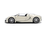 Jada 25 Years of Fast & Furious 2011 Bugatti Veyron - 1:24 Scale Diecast Model Toys 36476 White/Beige