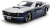 Jada Toys Bigtime Muscle 1:24 1970 Ford Mustang Boss 429 Die-cast Car 36639 Silver Blue