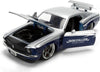 Jada Toys Bigtime Muscle 1:24 1970 Ford Mustang Boss 429 Die-cast Car 36639 Silver Blue