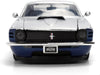 Jada Toys Bigtime Muscle 1:24 1970 Ford Mustang Boss 429 Die-cast Car 36639 Silver Blue