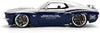 Jada Toys Bigtime Muscle 1:24 1970 Ford Mustang Boss 429 Die-cast Car 36639 Silver Blue