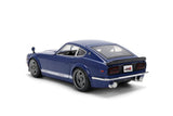 1:24 1972 Datsun 240Z JDM Tuners Diecast Model by Jada Blue 37020