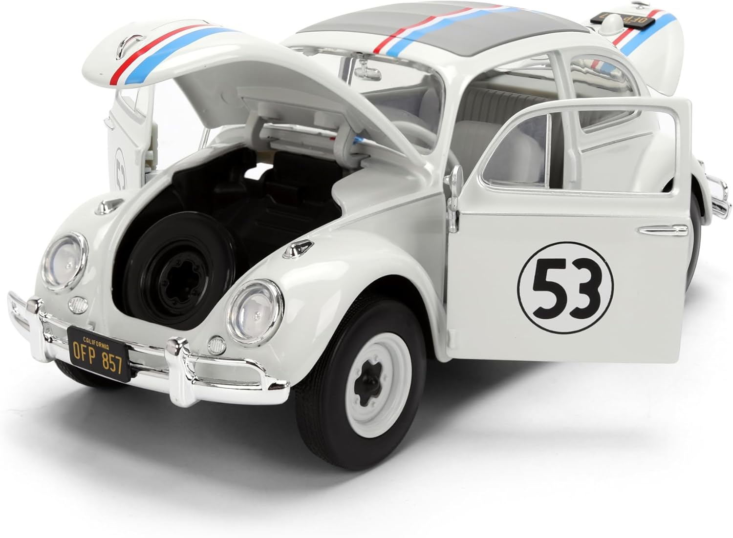 Jada Disney 1:24 Herbie Volkswagen Beetle Diecast Model from Movie