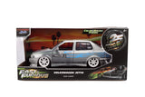 Jada "25 Years of Fast & Furious" Volkswagen Jetta Color Brush 1/24 Diecast Model 37820