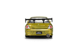 JADA "25 Years of Fast & Furious" Brian's 2002 Mitsubishi Lancer Evolution EVO VII GREEN Color Brush Finish 1/24 Diecast Model 37874