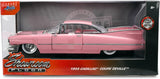 Jada 1959 Cadillac Coupe DeVille 1/24 Die-Cast Model Car – Pink Classic Lowrider Collectible Model 38004