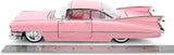 Jada 1959 Cadillac Coupe DeVille 1/24 Die-Cast Model Car – Pink Classic Lowrider Collectible Model 38004
