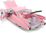 Jada 1959 Cadillac Coupe DeVille 1/24 Die-Cast Model Car – Pink Classic Lowrider Collectible Model 38004