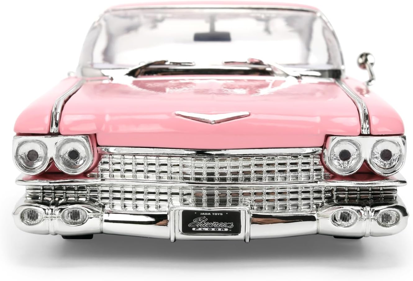 Jada 1959 Cadillac Coupe DeVille 1/24 Die-Cast Model Car – Pink
