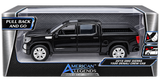 Motormax 2019 GMC Sierra 1500 Denali Crew Cab 1/43 Diecast Model Blue/Black 73682