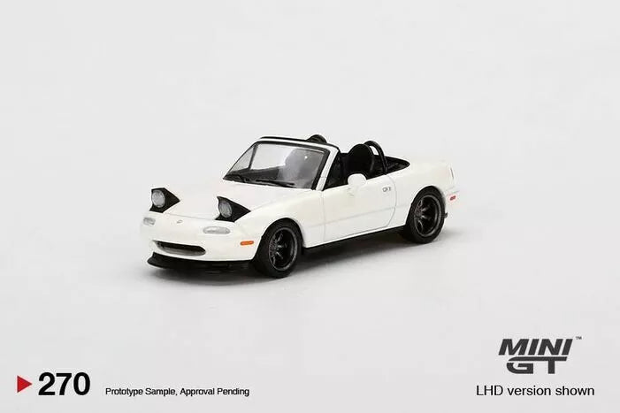 Mini GT Mazda Miata MX-5 (NA) Tuned Version Classic White MGT00270