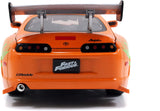 Jada 1/24 Fast & Furious Brian's Toyota Supra Diecast Model Car Orange 97168