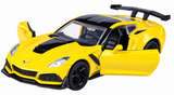 Motormax 2019 Corvette ZR1 1/43 Scale Red and Yellow 73678