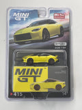 TSM 1:64 MINI GT 2023 Nissan Z Proto Spec Ikazuchi Yellow Diecast Model Car MGT00415