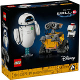 LEGO® 43279 Disney and Pixar WALL-E and EVE Building Set for Adults, Ages 18+ (811 pieces)