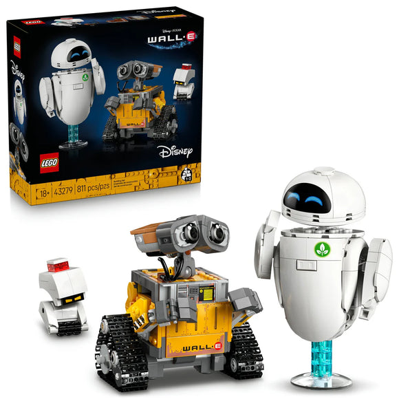 LEGO® 43279 Disney and Pixar WALL-E and EVE Building Set for Adults, Ages 18+ (811 pieces)