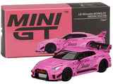 TSM 1:64 MINI GT NISSAN SKYLINE GT-RR R35 LIBERTY WALK LB Silhouette 35GT-RR Ver.1 Pink MGT00281