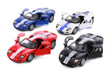 Kinsmart 1:36 2006 Ford GT with Racing Strips 5092D