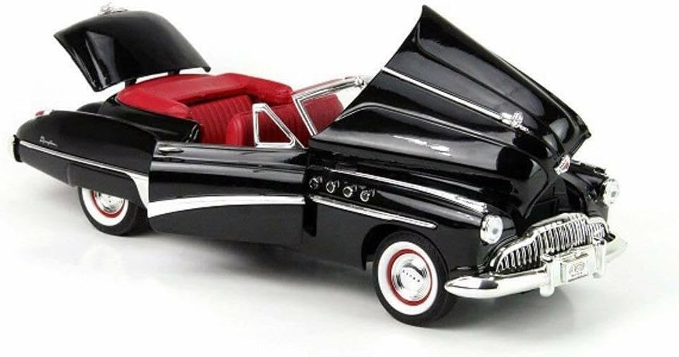 1949 Buick Roadmaster Convertible Black 1/18 Diecast Model Car