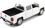 2017 Chevrolet Silverado 1500 LT Z71 Crew Cab 1:27 Diecast Model by MotorMax 79348 WHITE