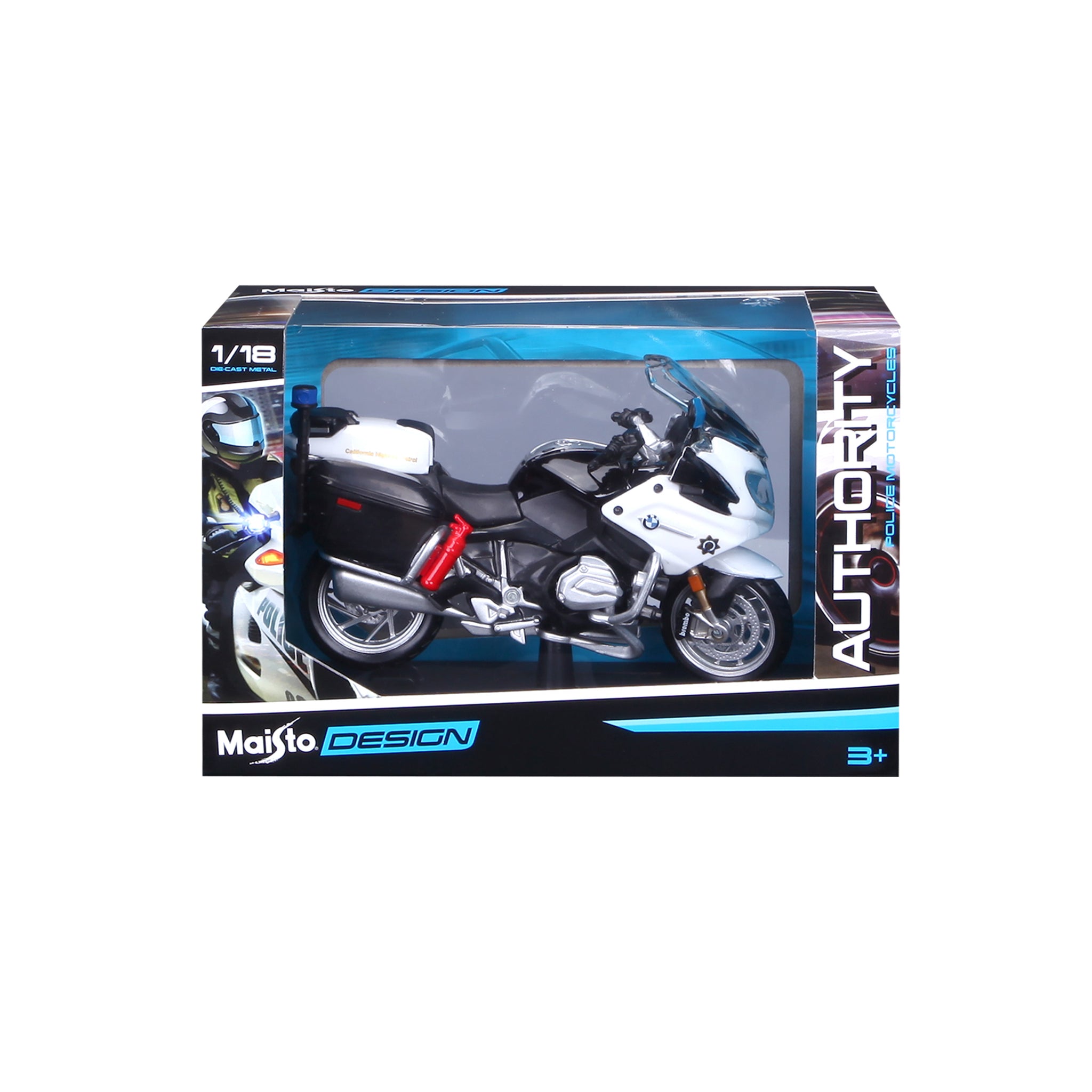 Maisto 1:18 BMW R 1200 RT California Highway Patrol – Design