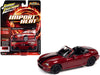 Johnny Lightning 1999 Mazda MX-5 Miata Convertible Custom Candy Apple Red Metallic with Black Stripes 