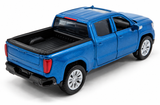 Motormax 2019 GMC Sierra 1500 Denali Crew Cab 1/43 Diecast Model Blue/Black 73682