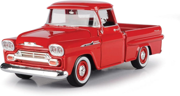 1958 Chevrolet Apache Fleetside Pickup 1:24  Motormax 79311 RED