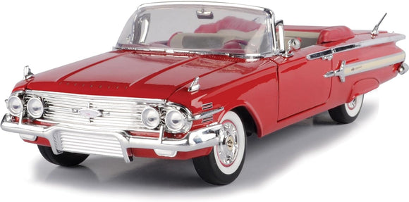 1:18 Scale 1960 Chevrolet Impala Diecast Model by Motormax 73110 RED