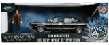 Supernatural 1967 Chevy Impala w/Dean Winchester Figure 1:24 Scale Diecast Model by Jada 32250