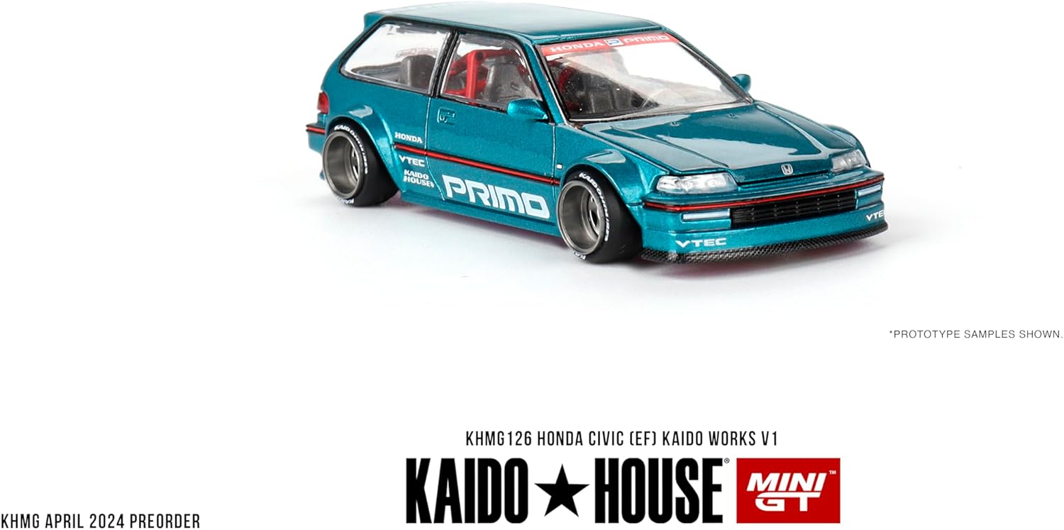 Mini GT Kaido House Honda Civic Yokohama Limited Edition, Scala 1:64, Nuovo Sigillato. Diecast Da Collezione. - Foto 3