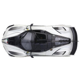 1:18 Bburago Race + Play Series Ferrari FXXK EVO Silver w/Black Details Diecast Model 18-16012