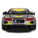 BBurago 1:24 Scale 2020 Chevrolet Corvette C8.R Diecast Model Grey 18-28024