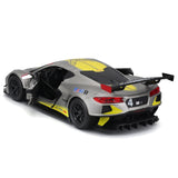 BBurago 1:24 Scale 2020 Chevrolet Corvette C8.R Diecast Model Grey 18-28024